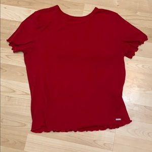 Red Hollister Top